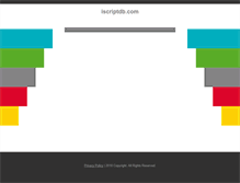 Tablet Screenshot of iscriptdb.com